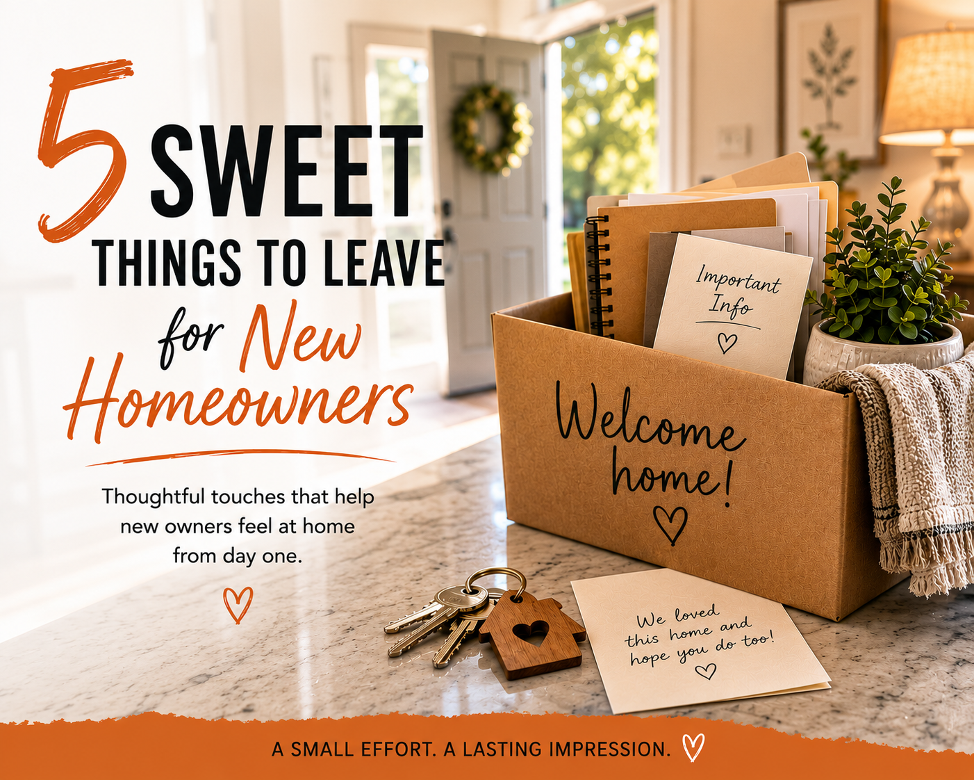 Five things to leave for new homeowners