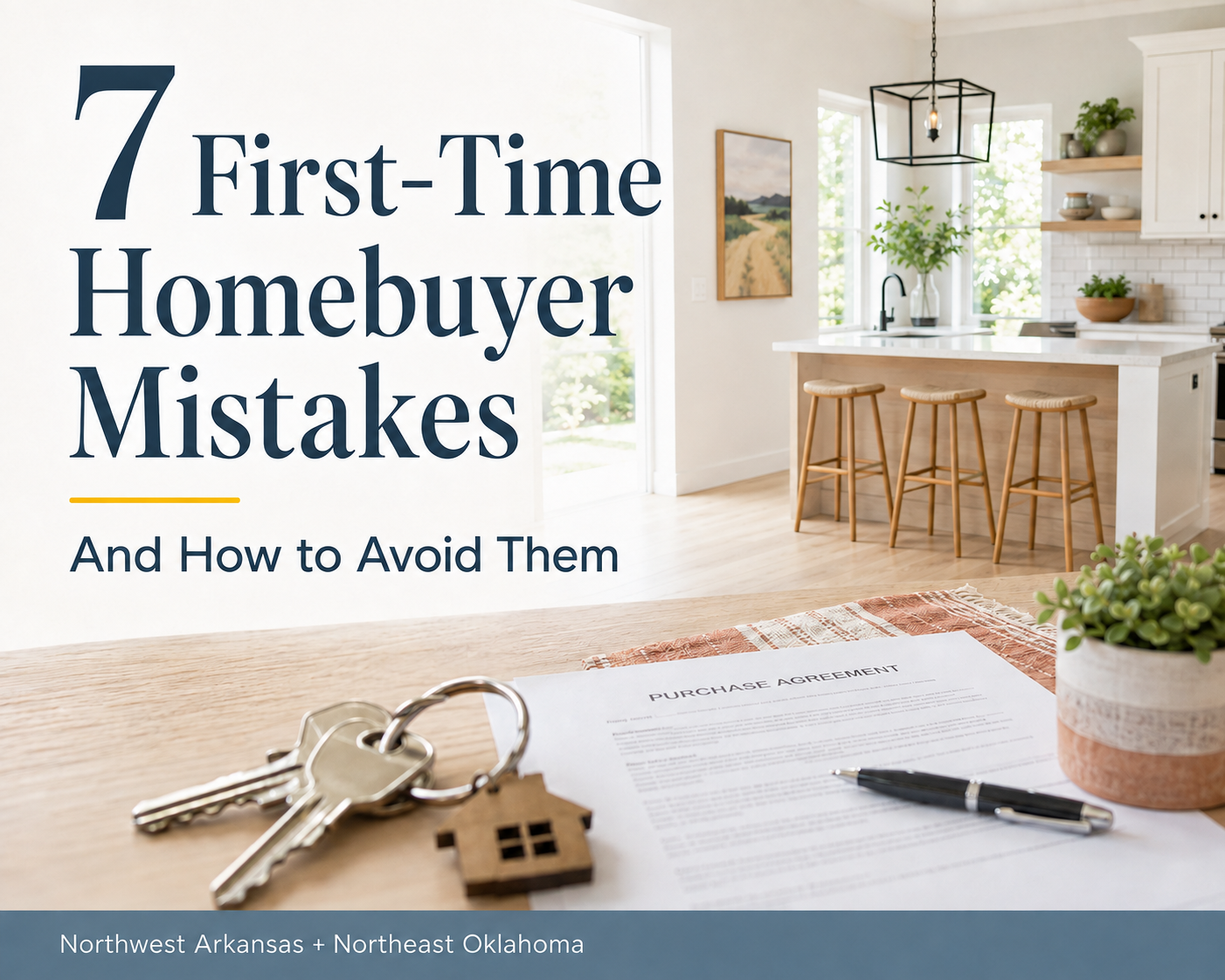 7 First Time Homebuyer Mistakes To Avoid in Northwest Arkansas and Northeast Oklahoma